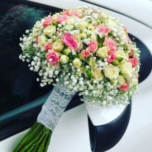 دسته گل عروس کد 6187